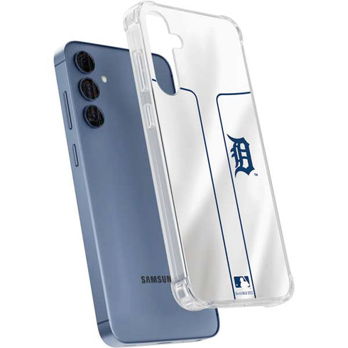 MLB Detroit Tigers Home Jersey Galaxy A35 5G Clear Case